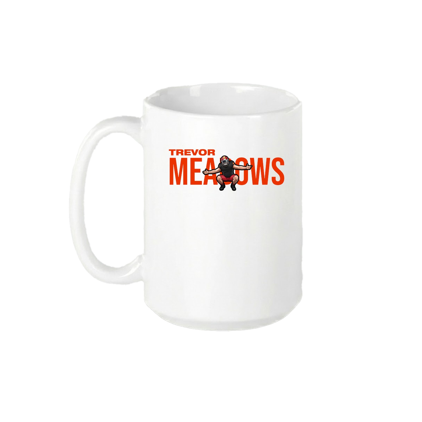 15oz Coffee Mug — Player Name in White
