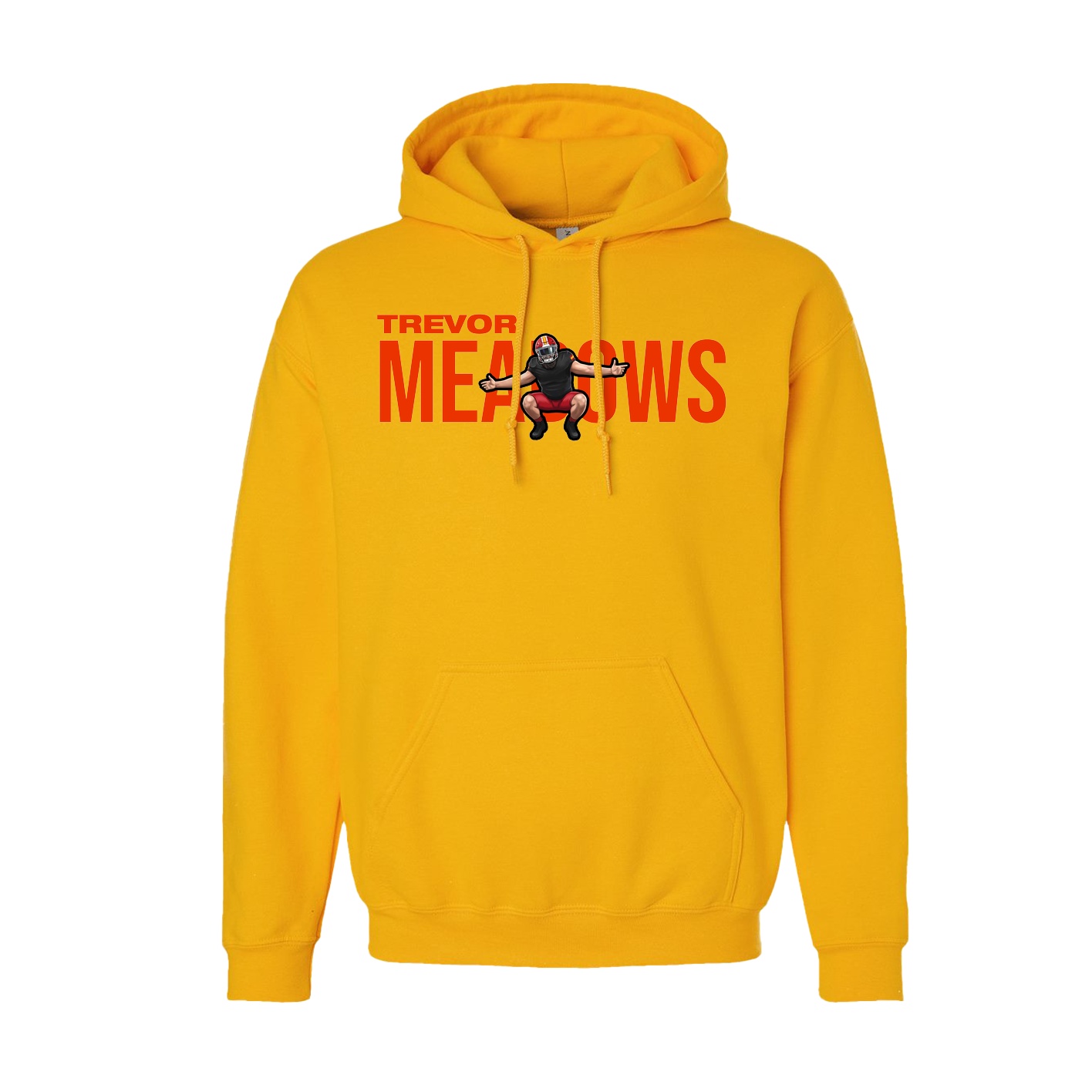 Hoodie — Player Name in Gold