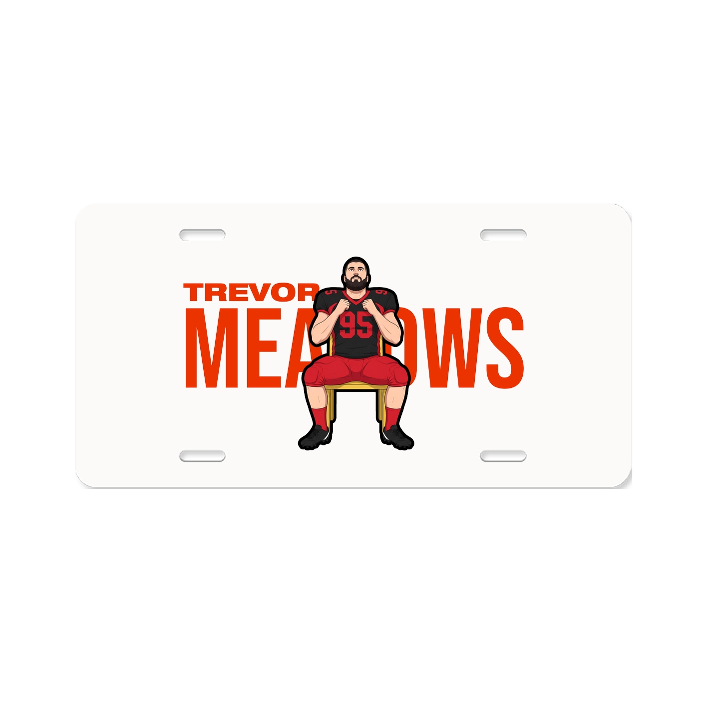License Plate — Player Name in Classic