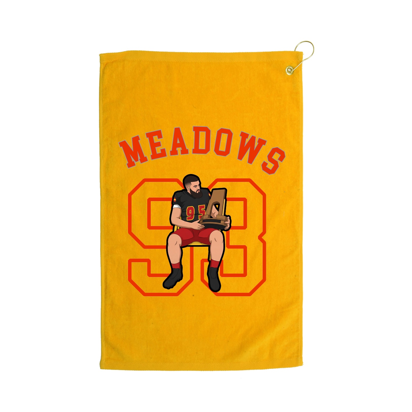Golf Towel — Shirsey Arch in Gold