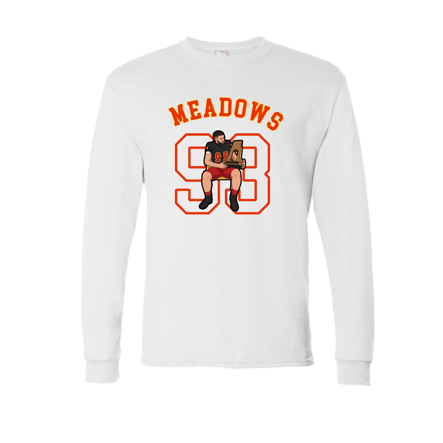 Long Sleeve Tee — Shirsey Arch in White