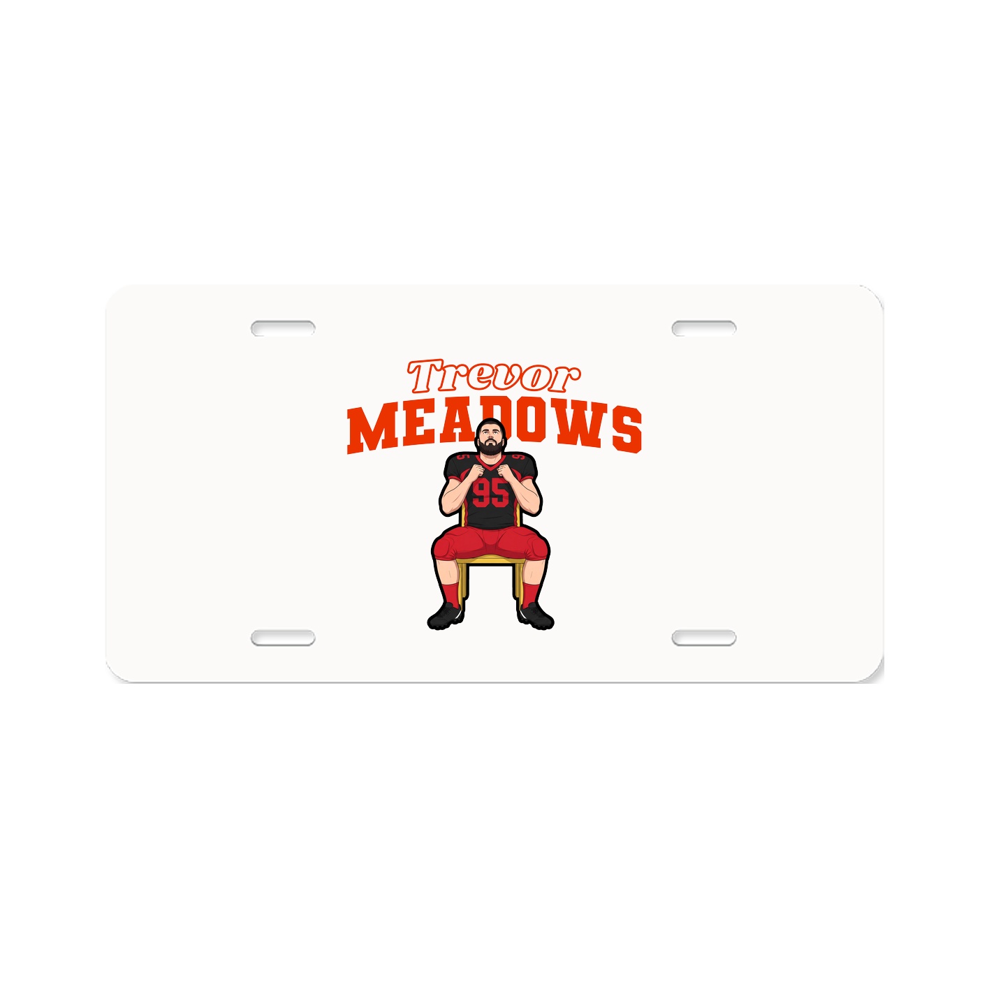 License Plate — Name Arch in Classic