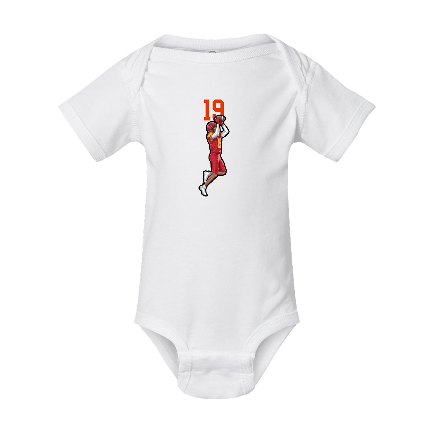 Baby Onesie — Number Top in White