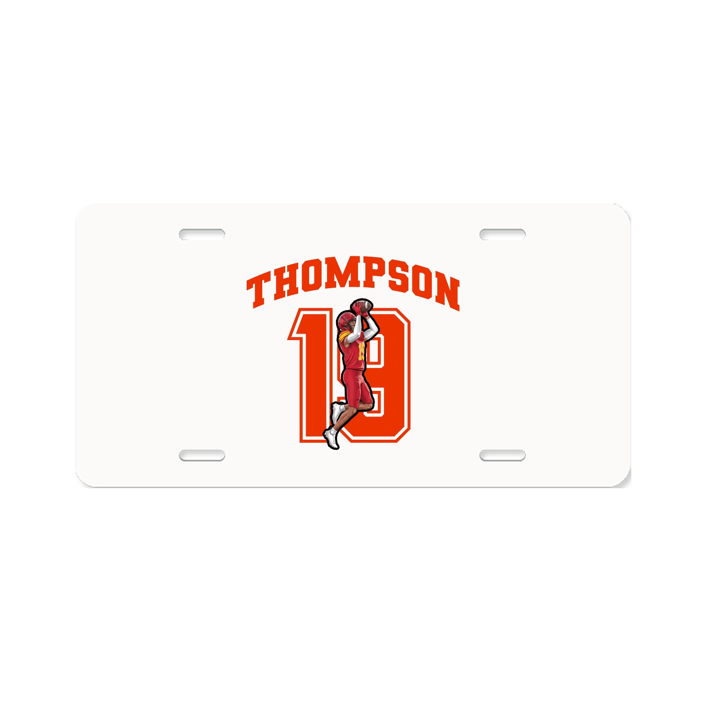 License Plate — Number in Classic
