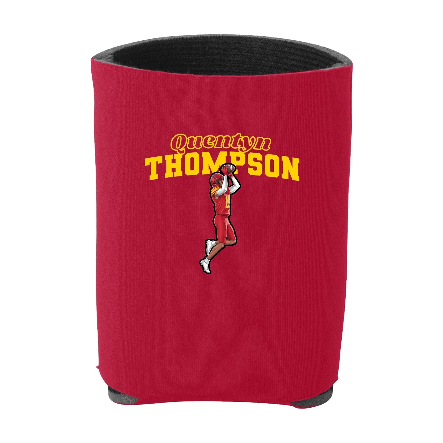 Can Holder — Name Arch in Red