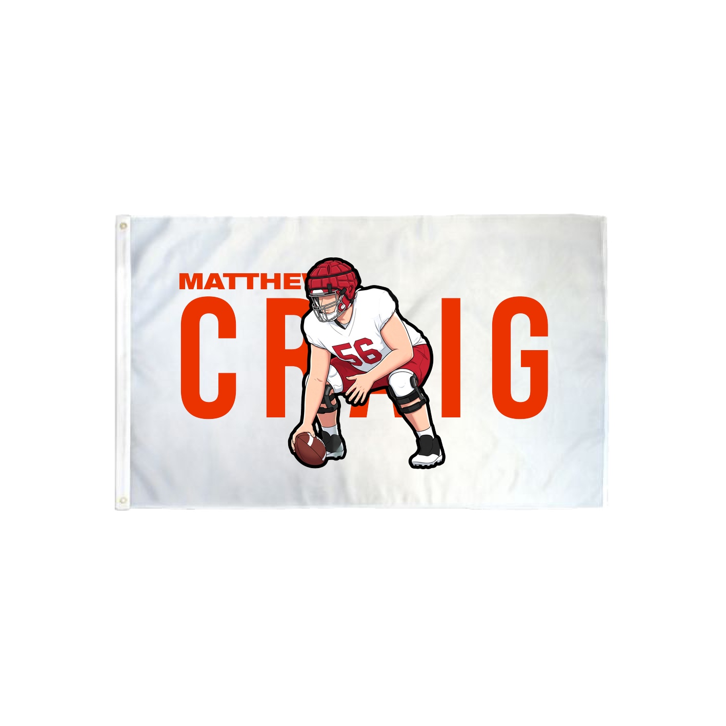 3x5 Flag — Player Name in Classic