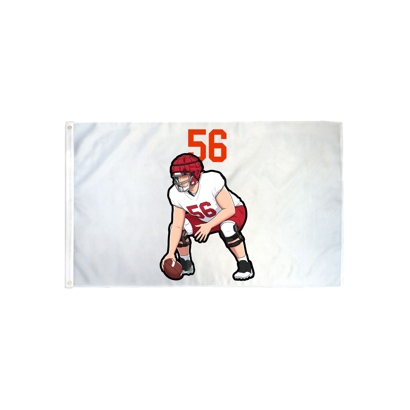 3x5 Flag — Number Top in Classic