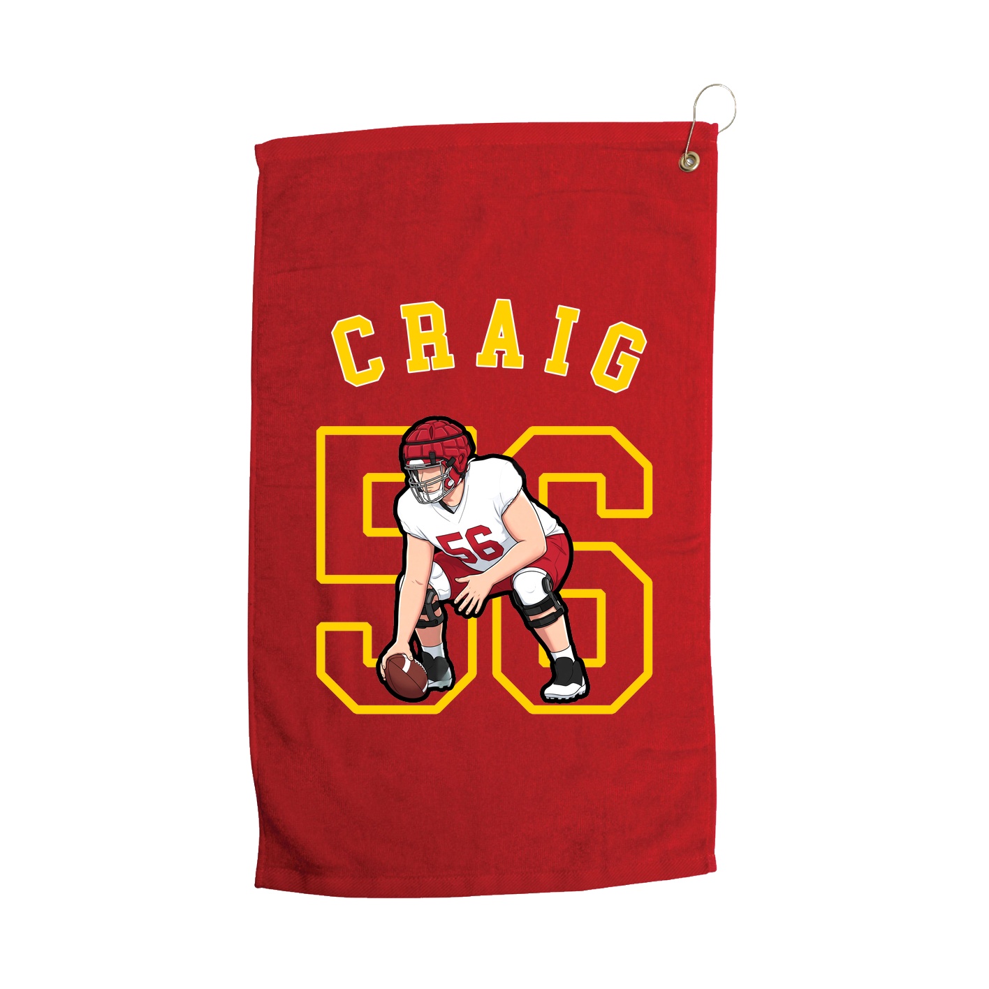 Golf Towel — Shirsey Arch in Red