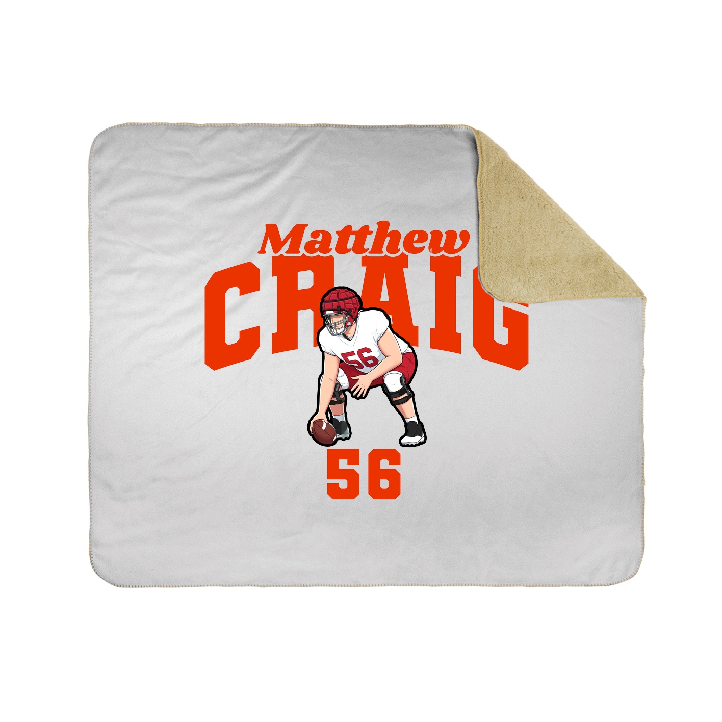 Throw Blanket — Signature Arch in White
