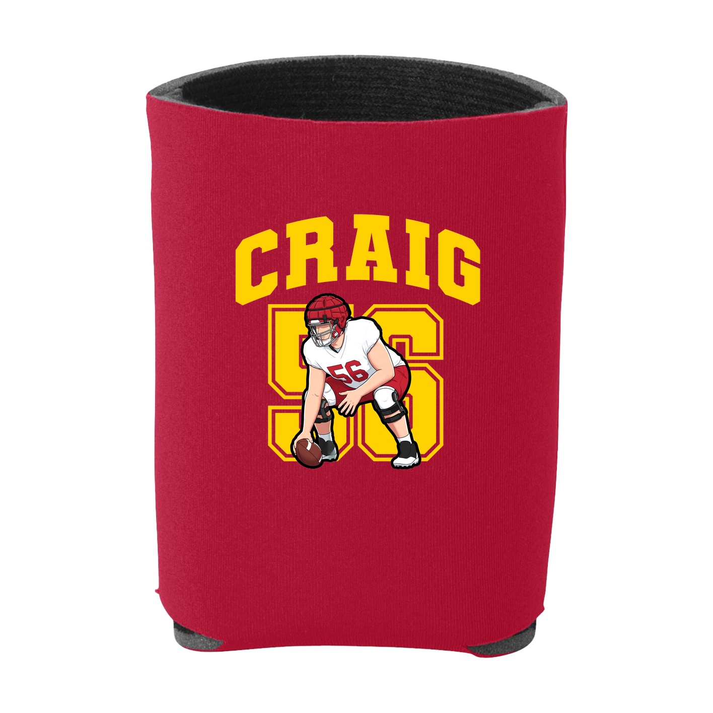 Can Holder — Number in Red