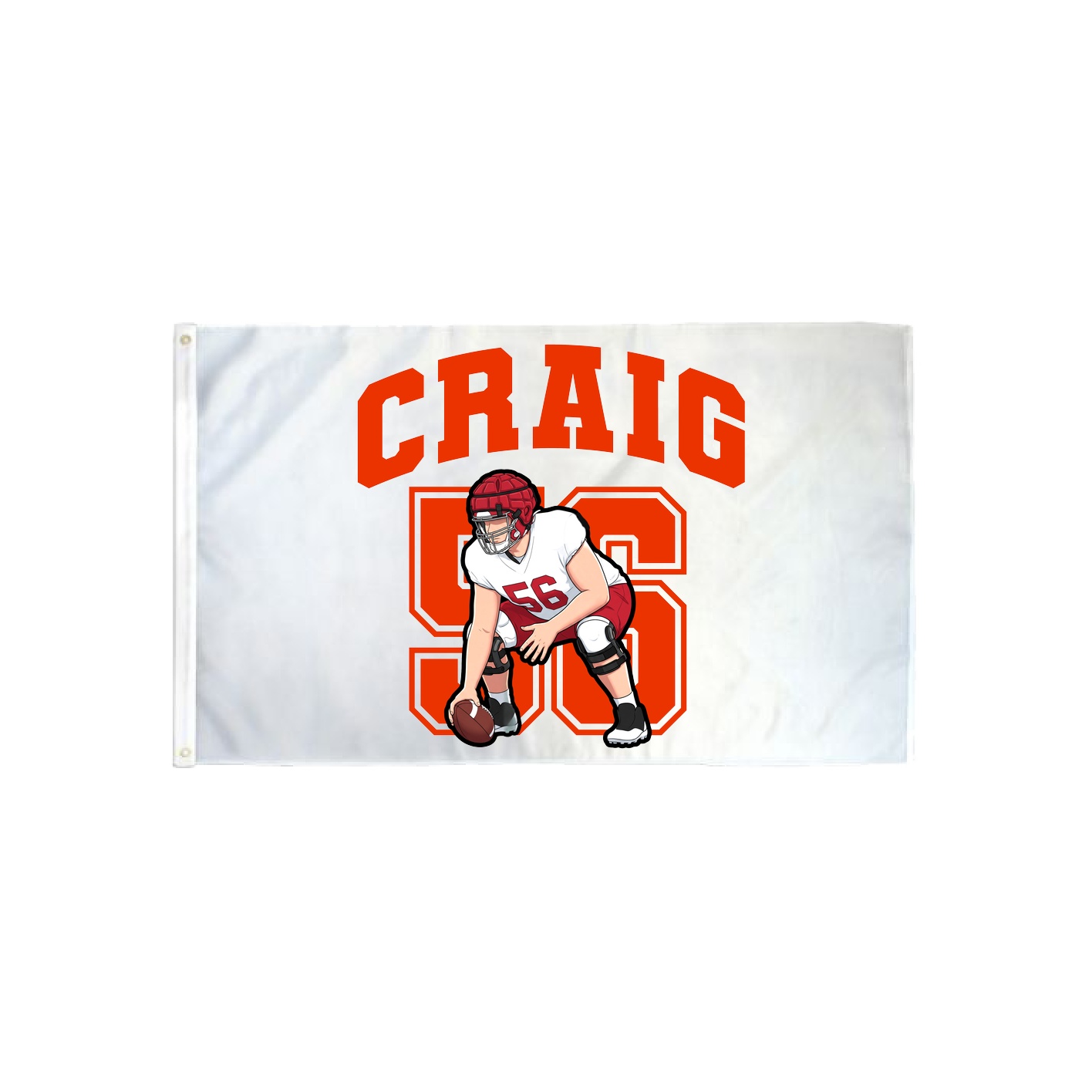 3x5 Flag — Number in Classic