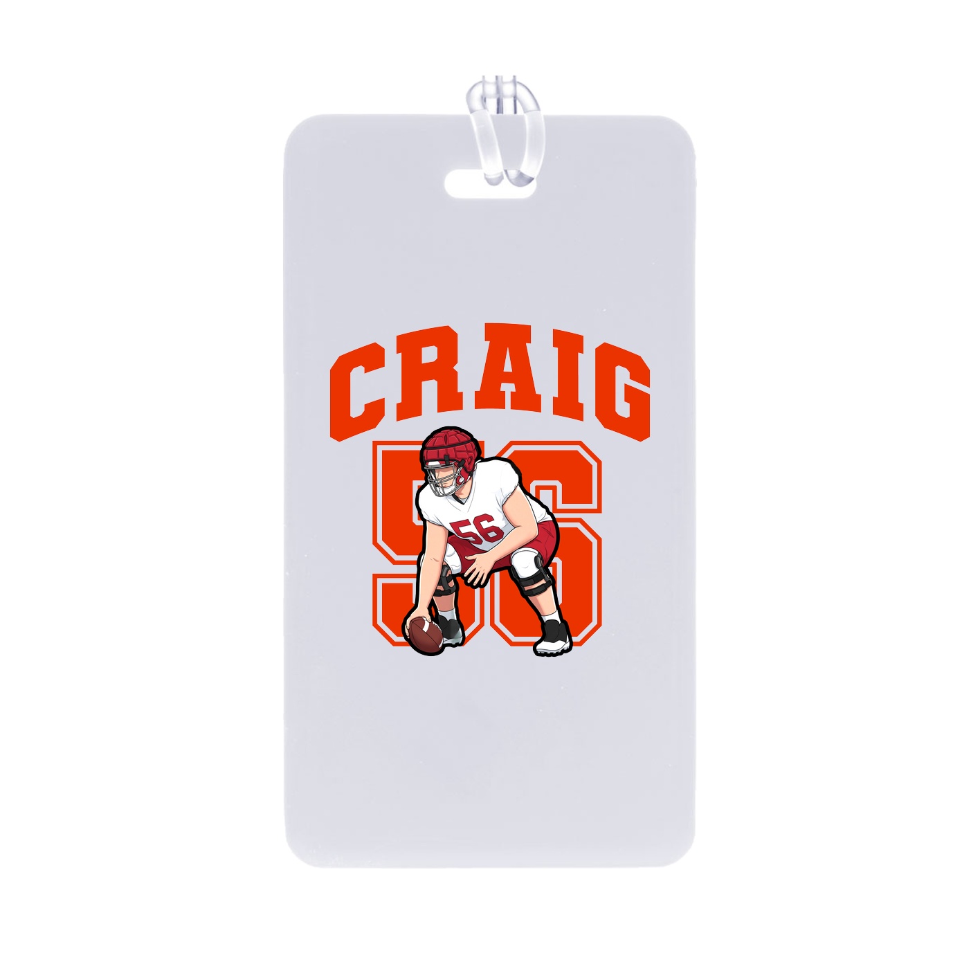 Bag Tag — Number in Classic