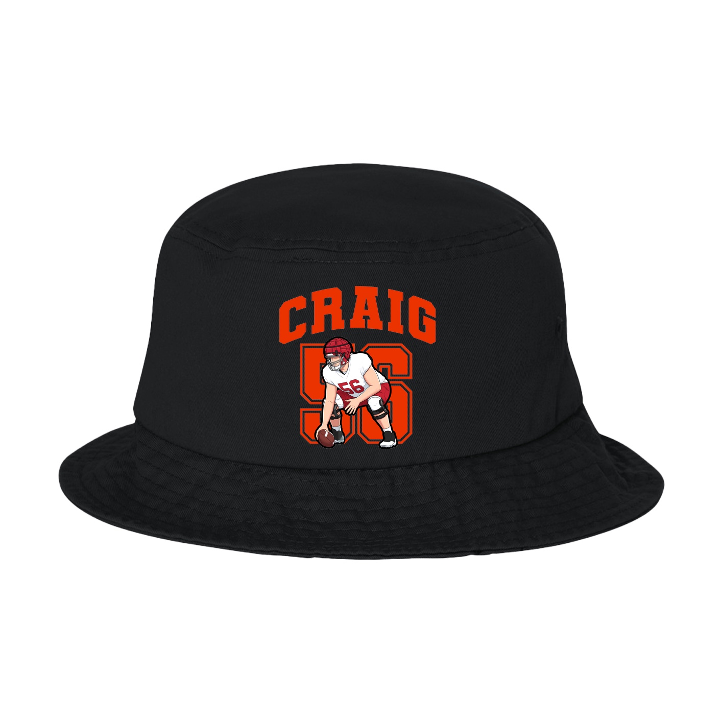 Bucket Cap — Number in Black