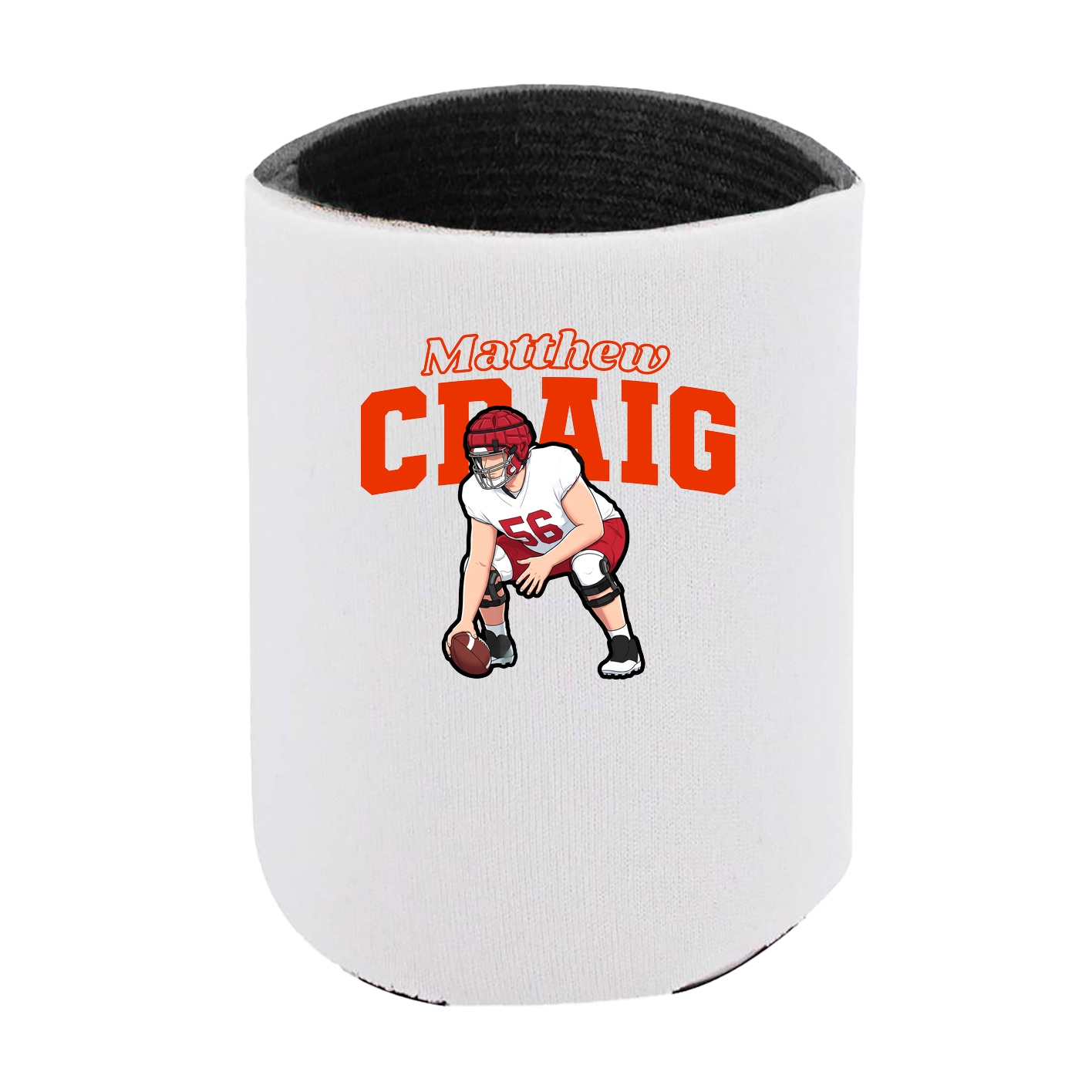 Can Holder — Name Arch in White