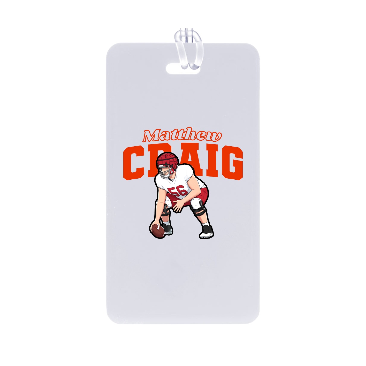 Bag Tag — Name Arch in Classic