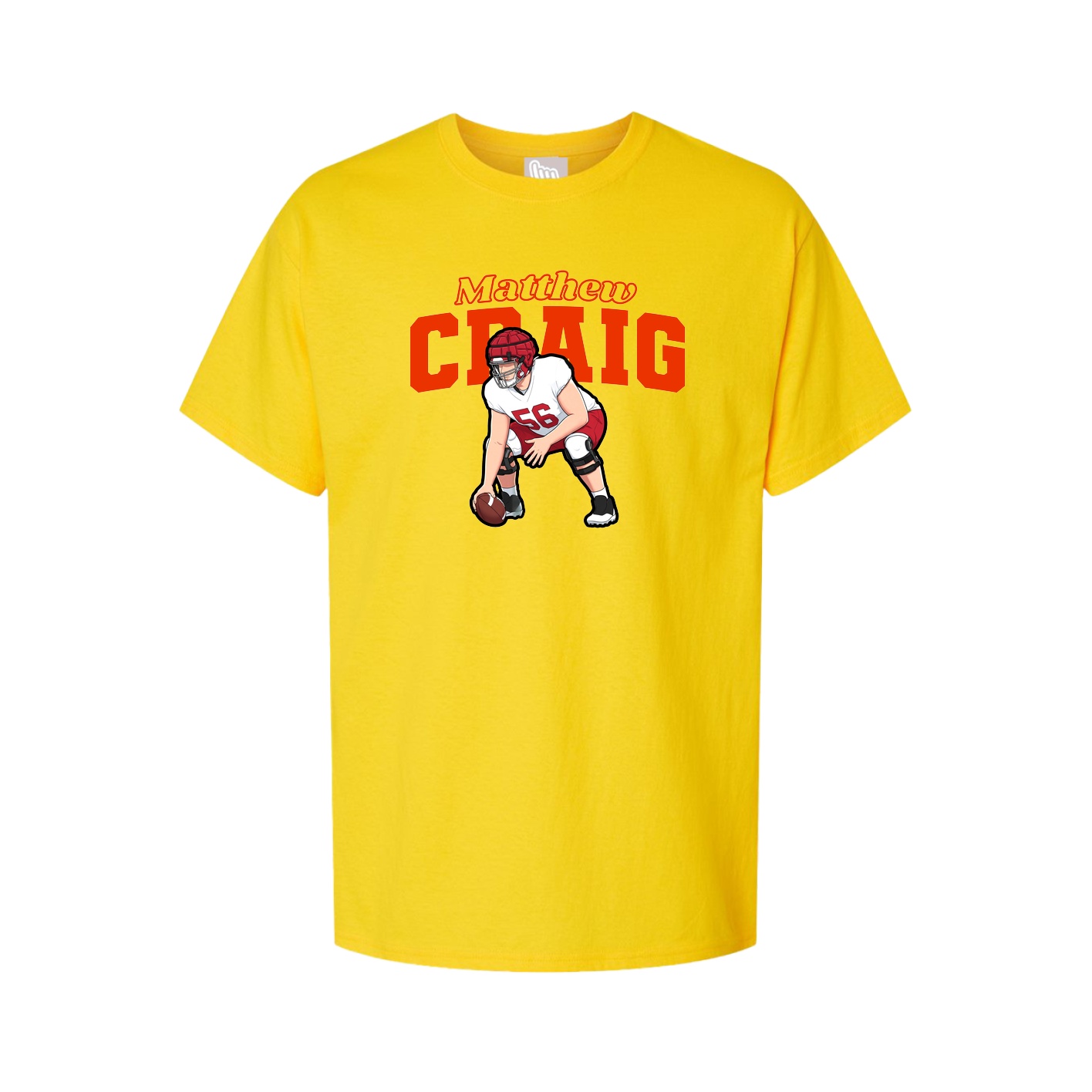 Tee — Name Arch in Gold