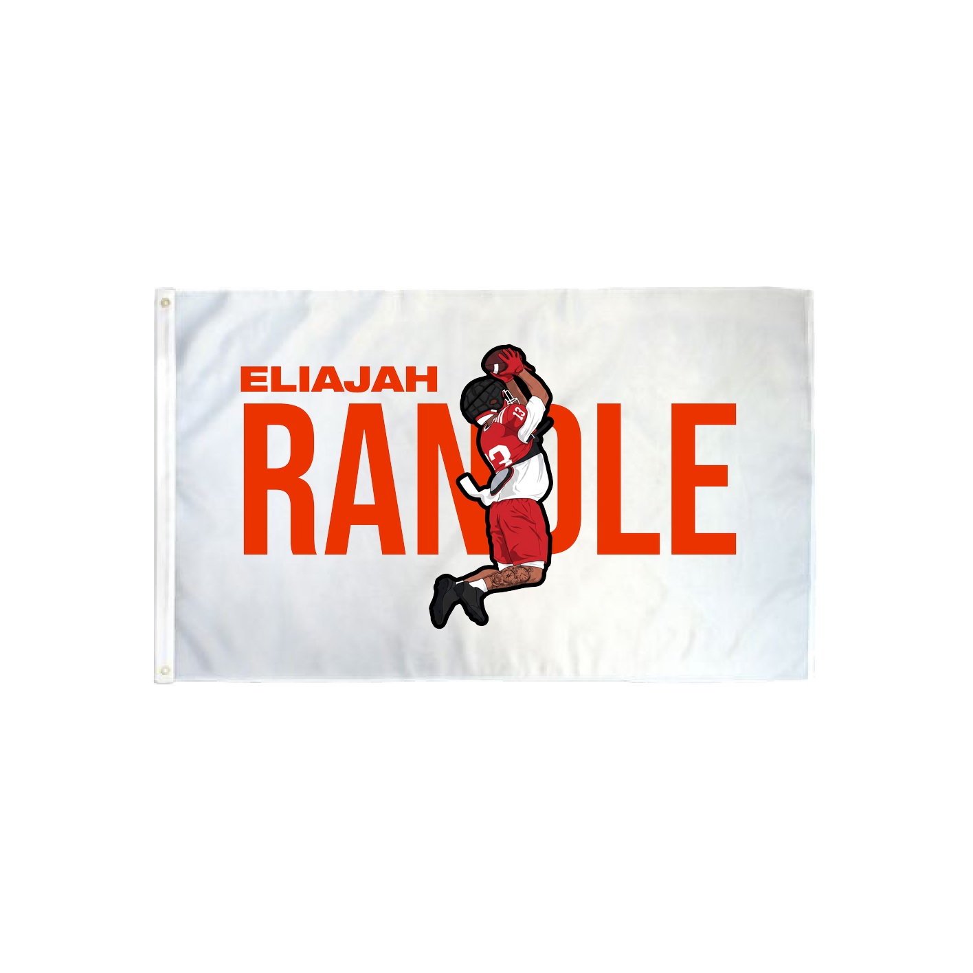3x5 Flag — Player Name in Classic