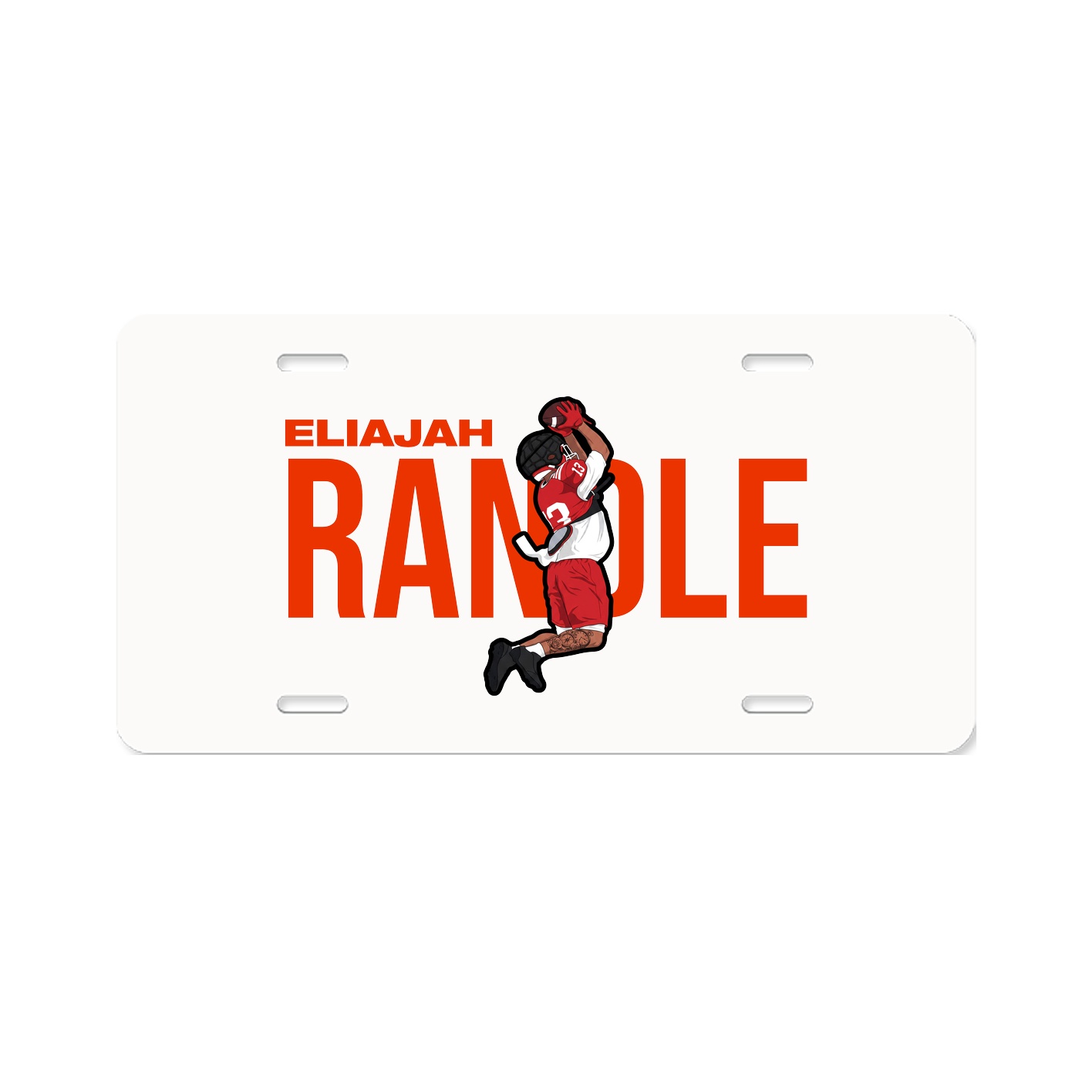 License Plate — Player Name in Classic