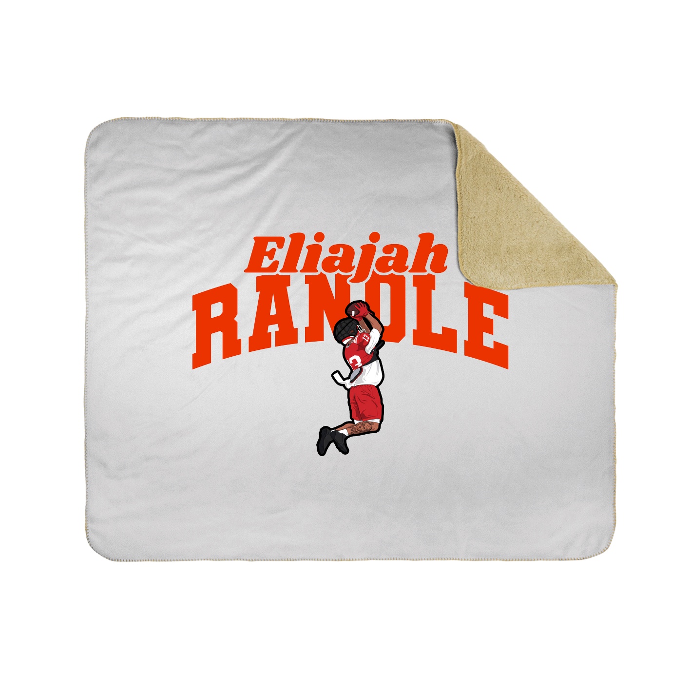 Throw Blanket — Signature Arch in White