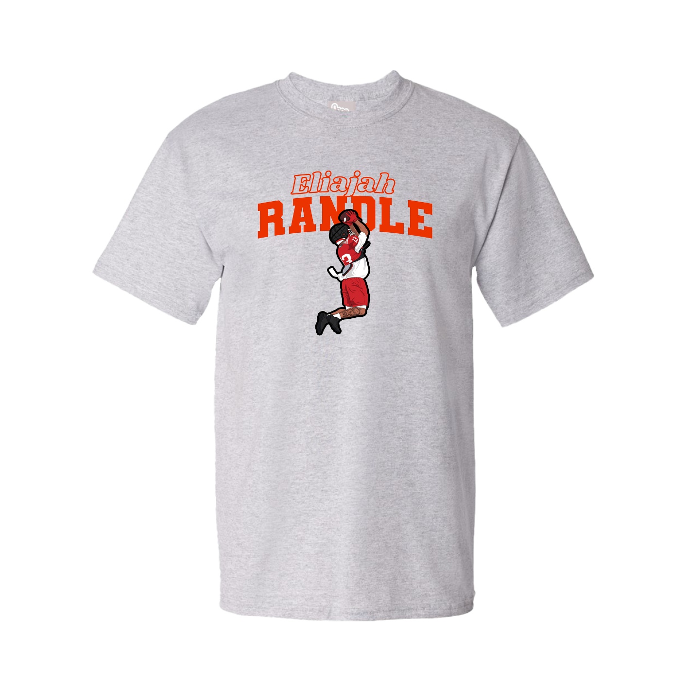 Tee — Name Arch in Grey