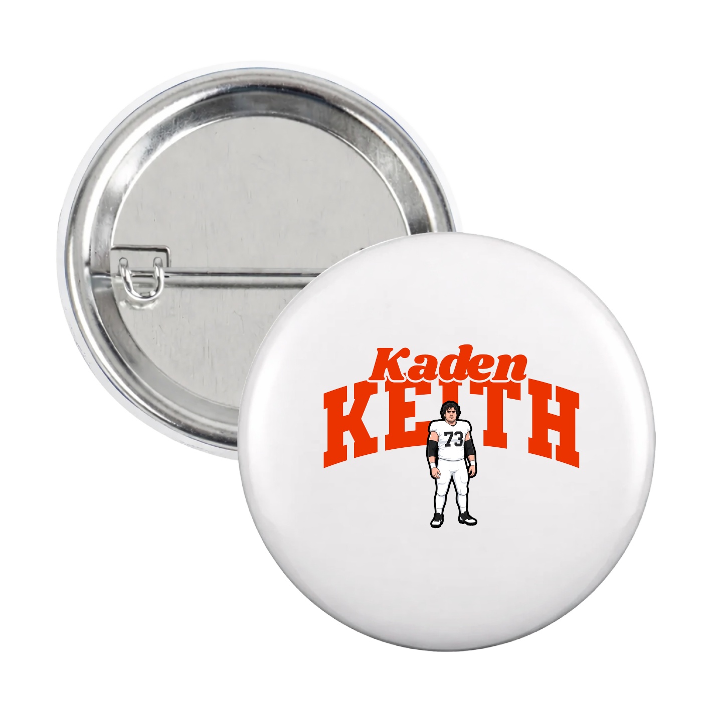 Game Day Button — Signature Arch in White