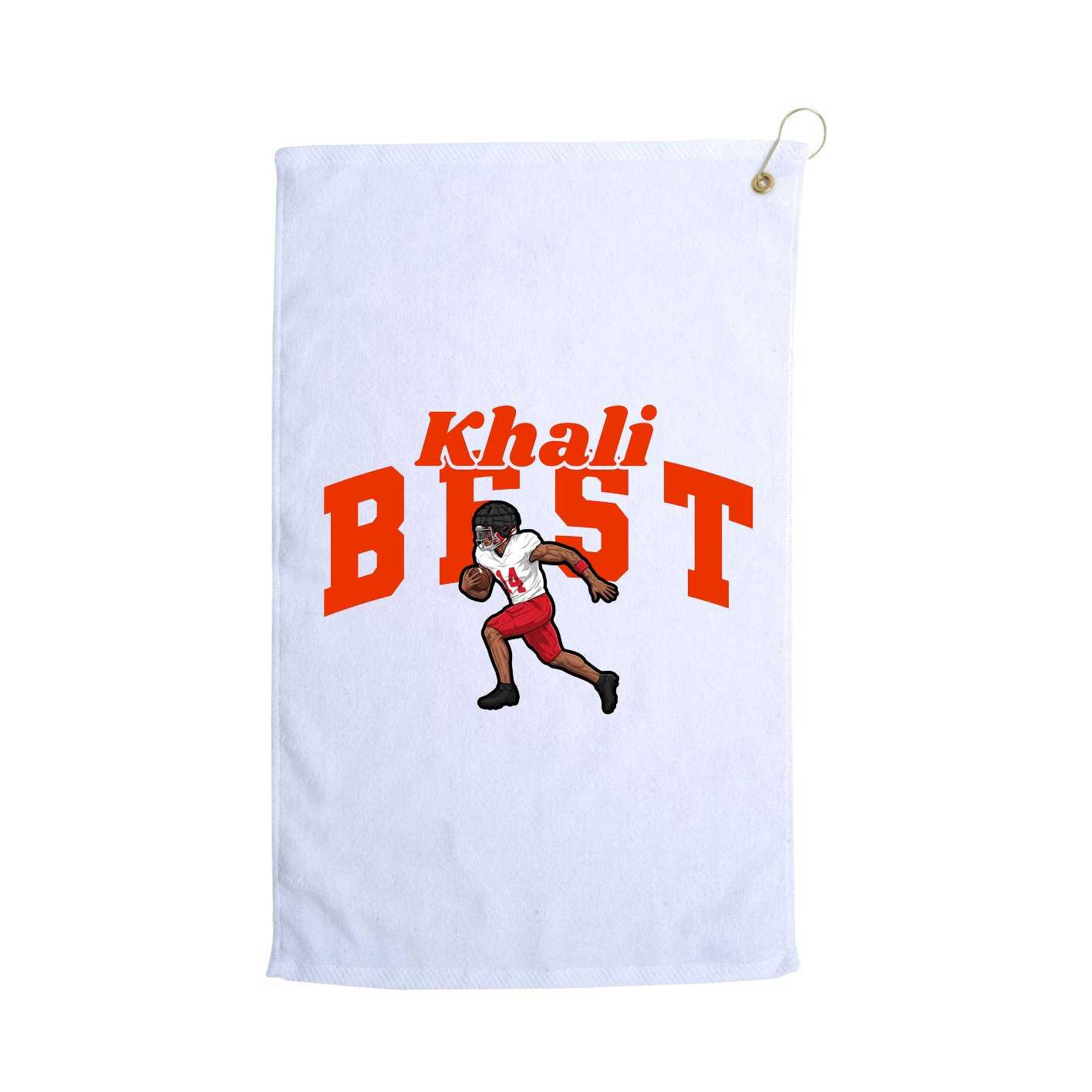 Golf Towel — Signature Arch in White