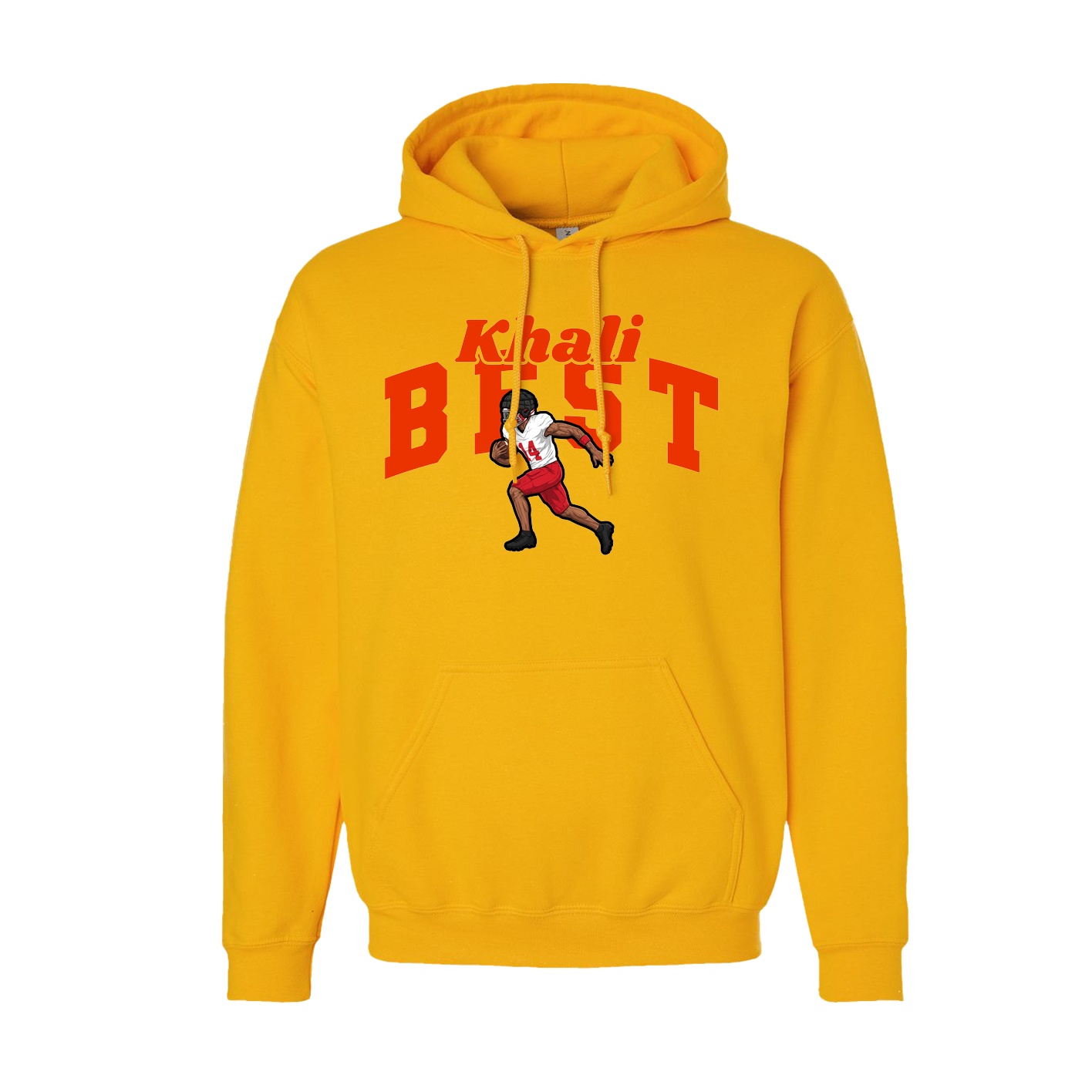 Hoodie — Signature Arch in Gold