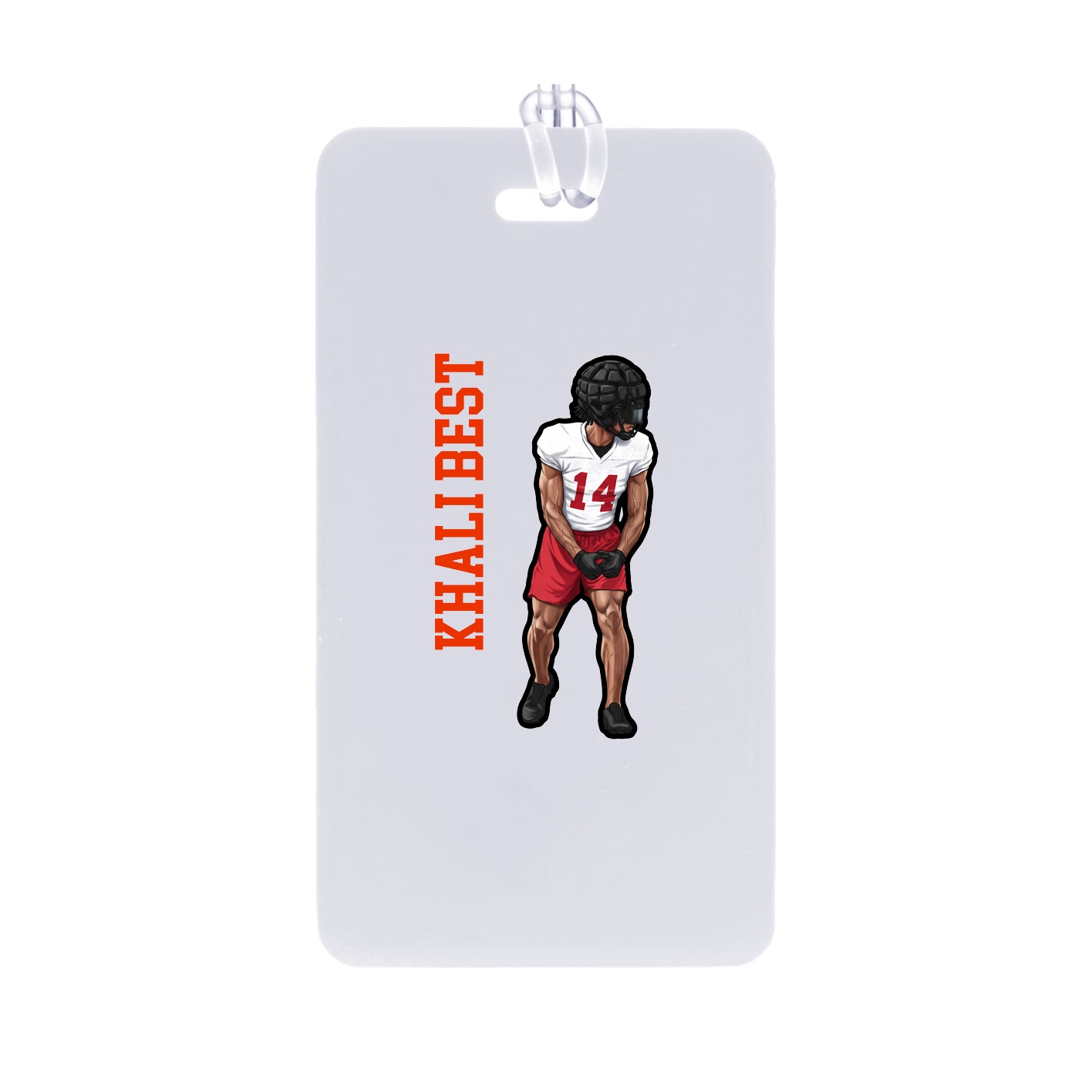 Bag Tag — Name Vertical in Classic