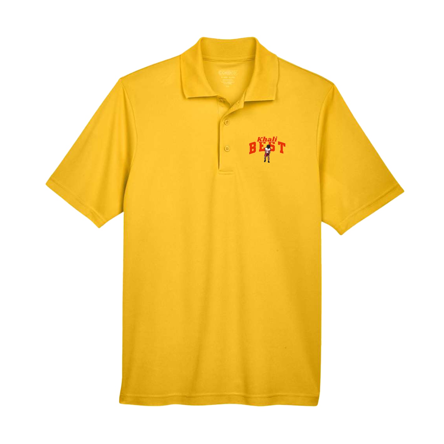 Performance Polo — Signature Arch in Gold