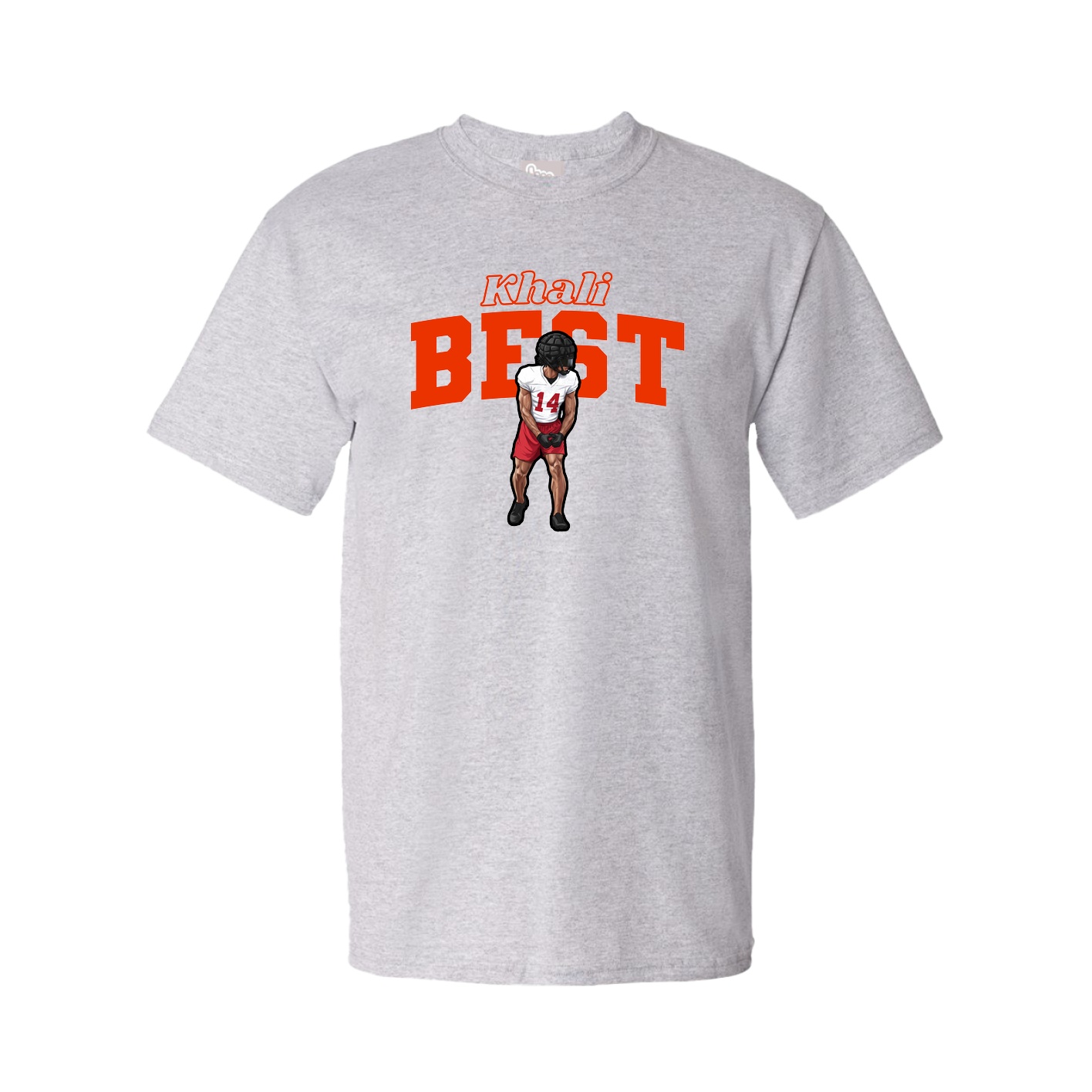 Tee — Name Arch in Grey