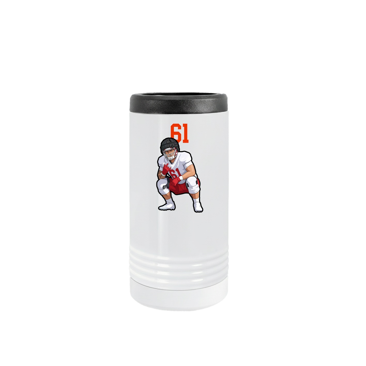 Slim Beverage Holder — Number Top in White
