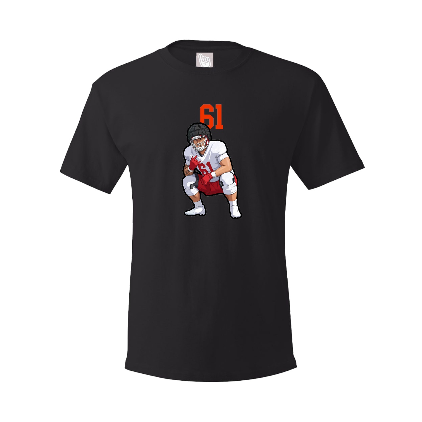 Tee — Number Top in Black