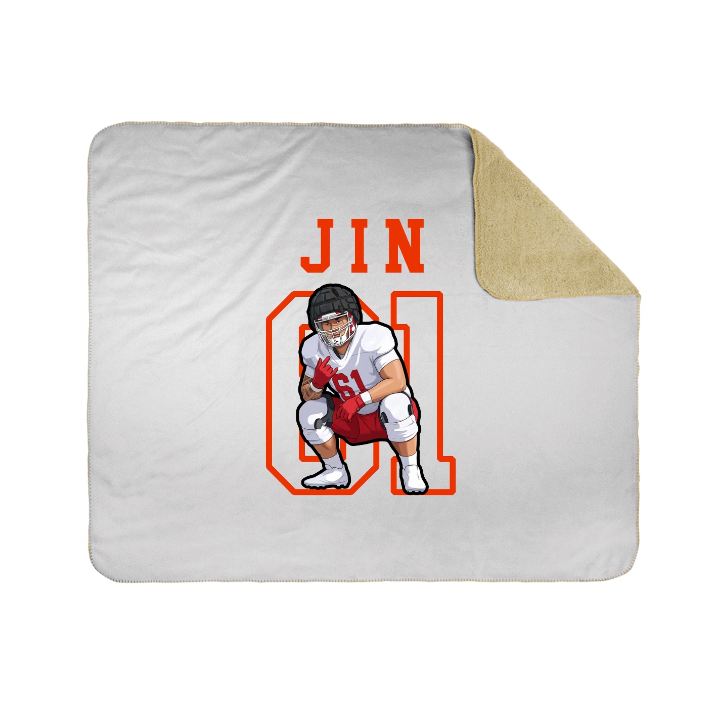 Throw Blanket — Shirsey in White