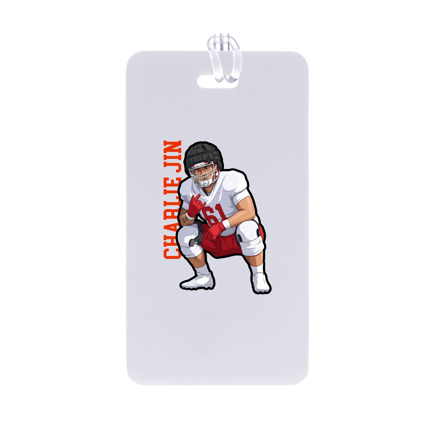 Bag Tag — Name Vertical in Classic