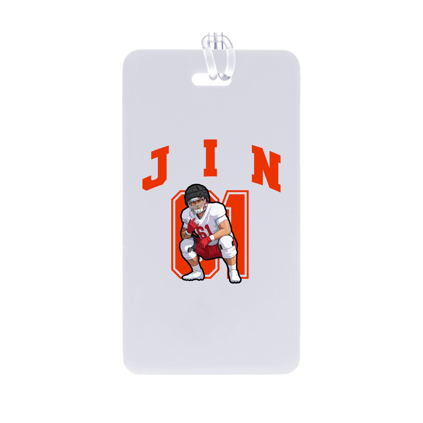 Bag Tag — Number in Classic