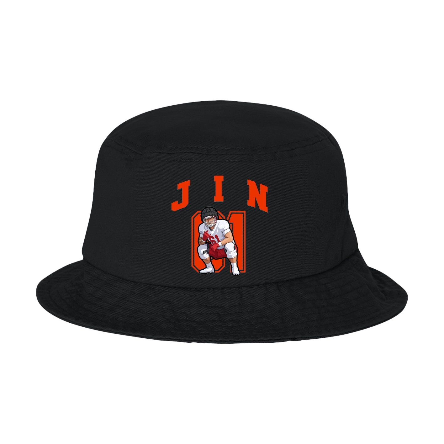 Bucket Cap — Number in Black