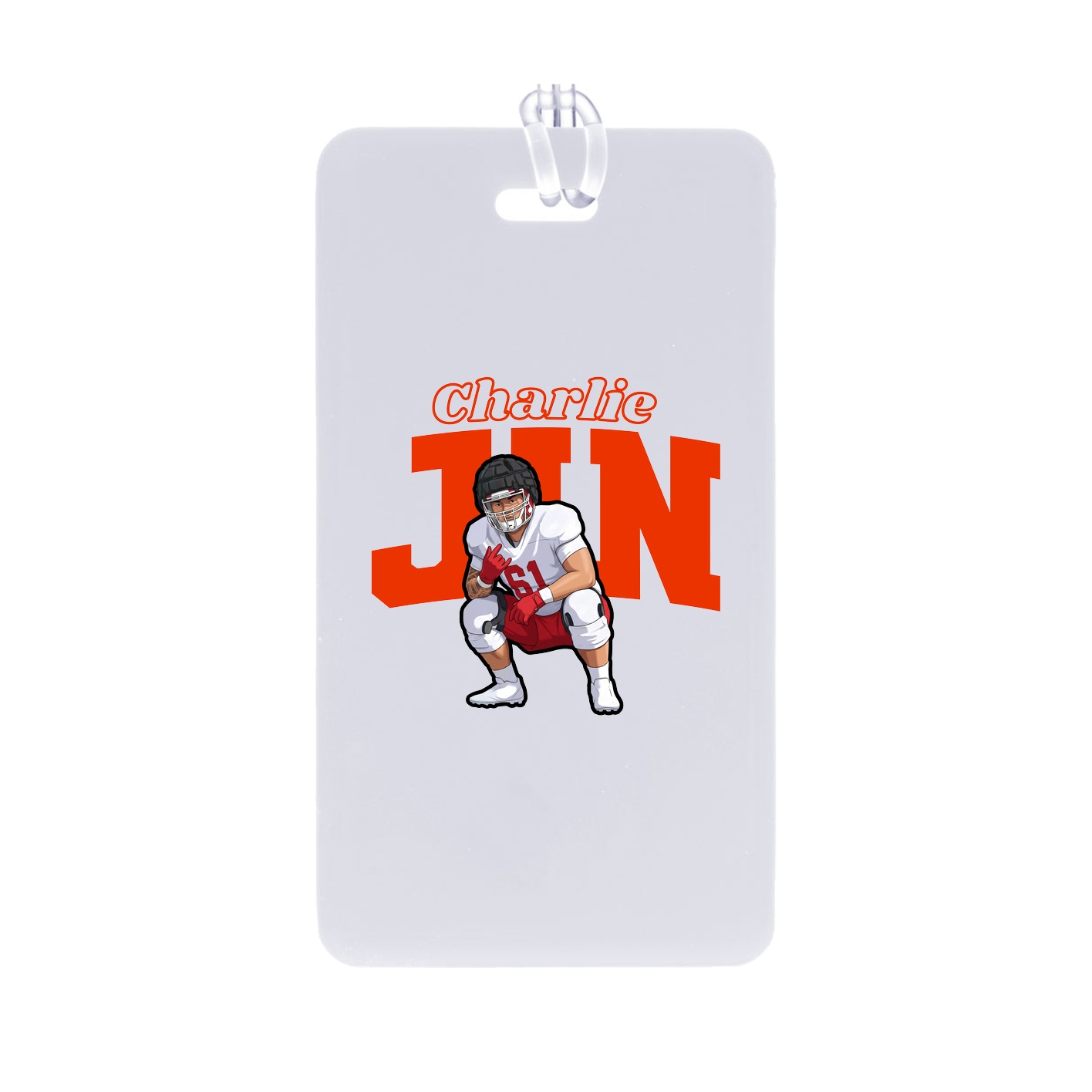 Bag Tag — Name Arch in Classic