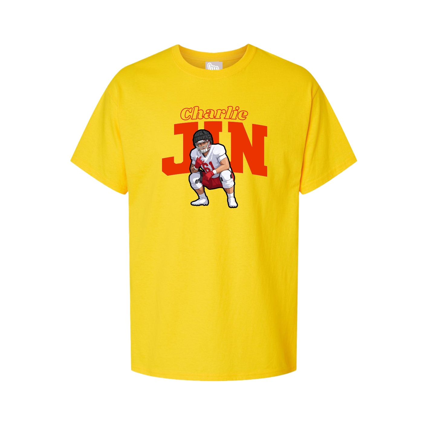 Tee — Name Arch in Gold