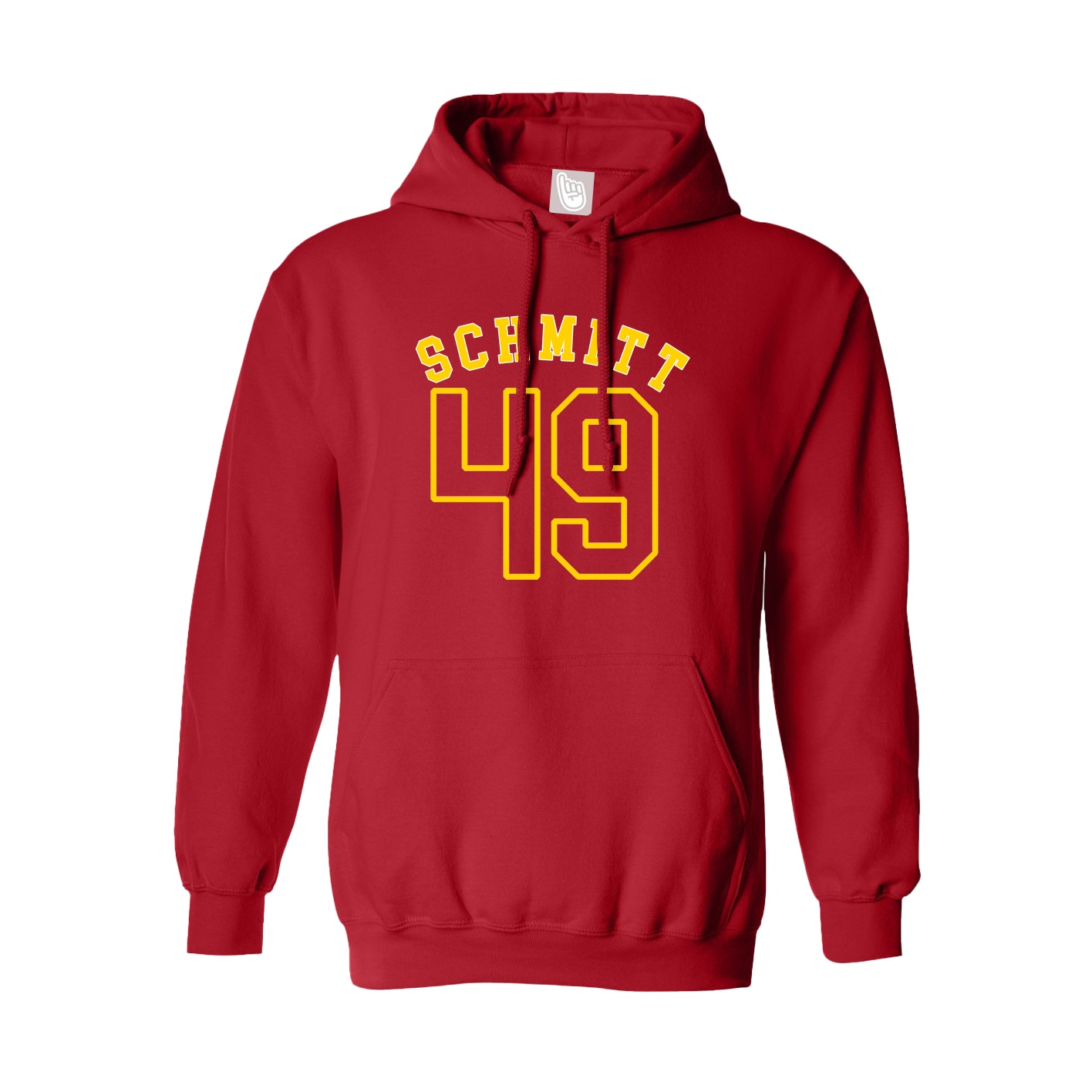Youth Hoodie — Shirsey Arch in Red