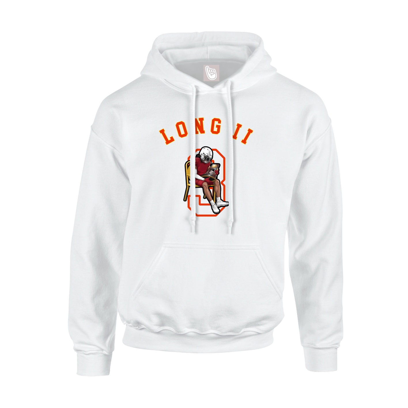 Hoodie — Shirsey Arch in White
