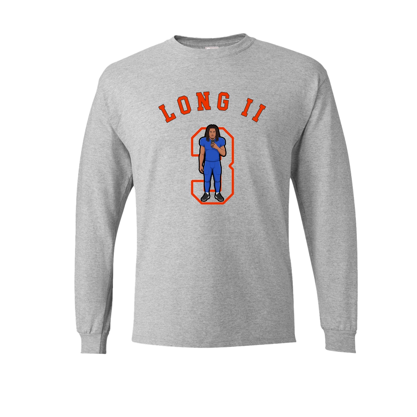 Long Sleeve Tee — Shirsey Arch in Grey