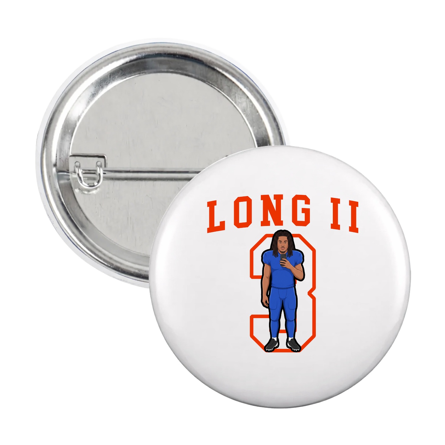 Game Day Button — Shirsey in White