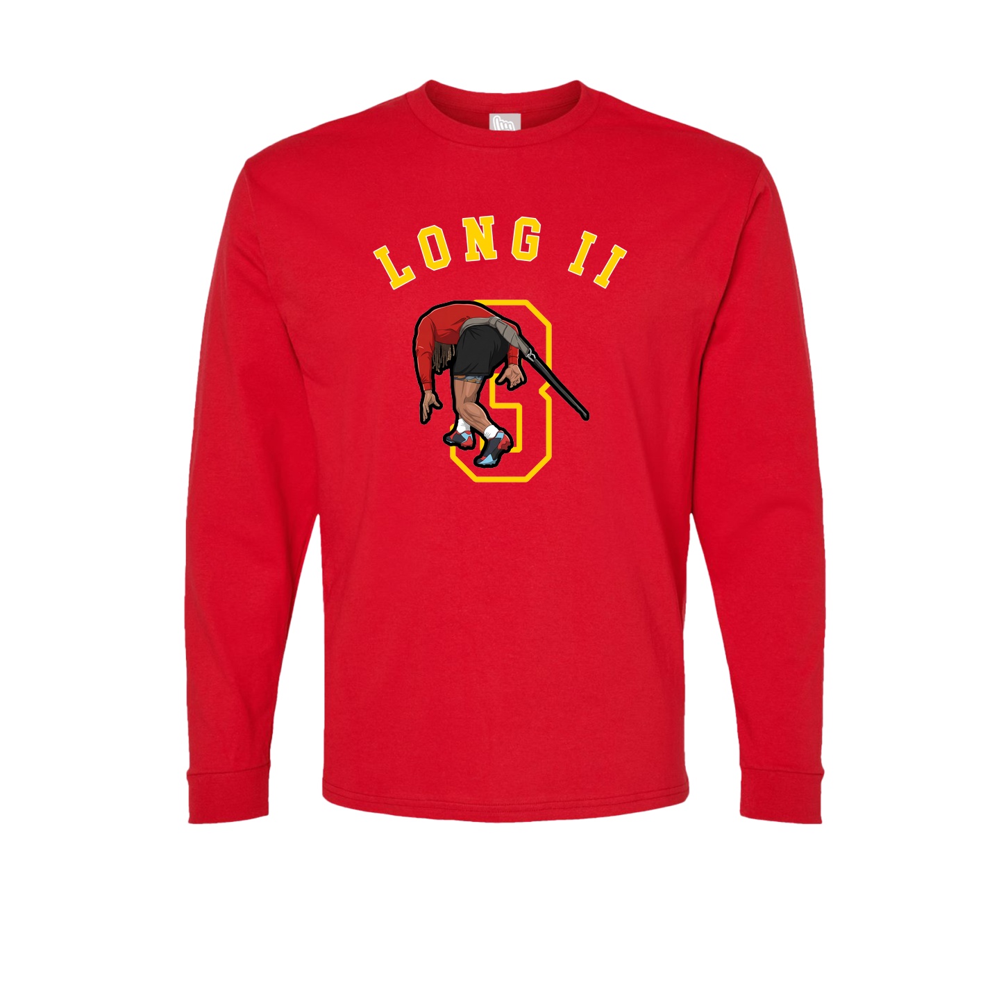 Long Sleeve Tee — Shirsey Arch in Red