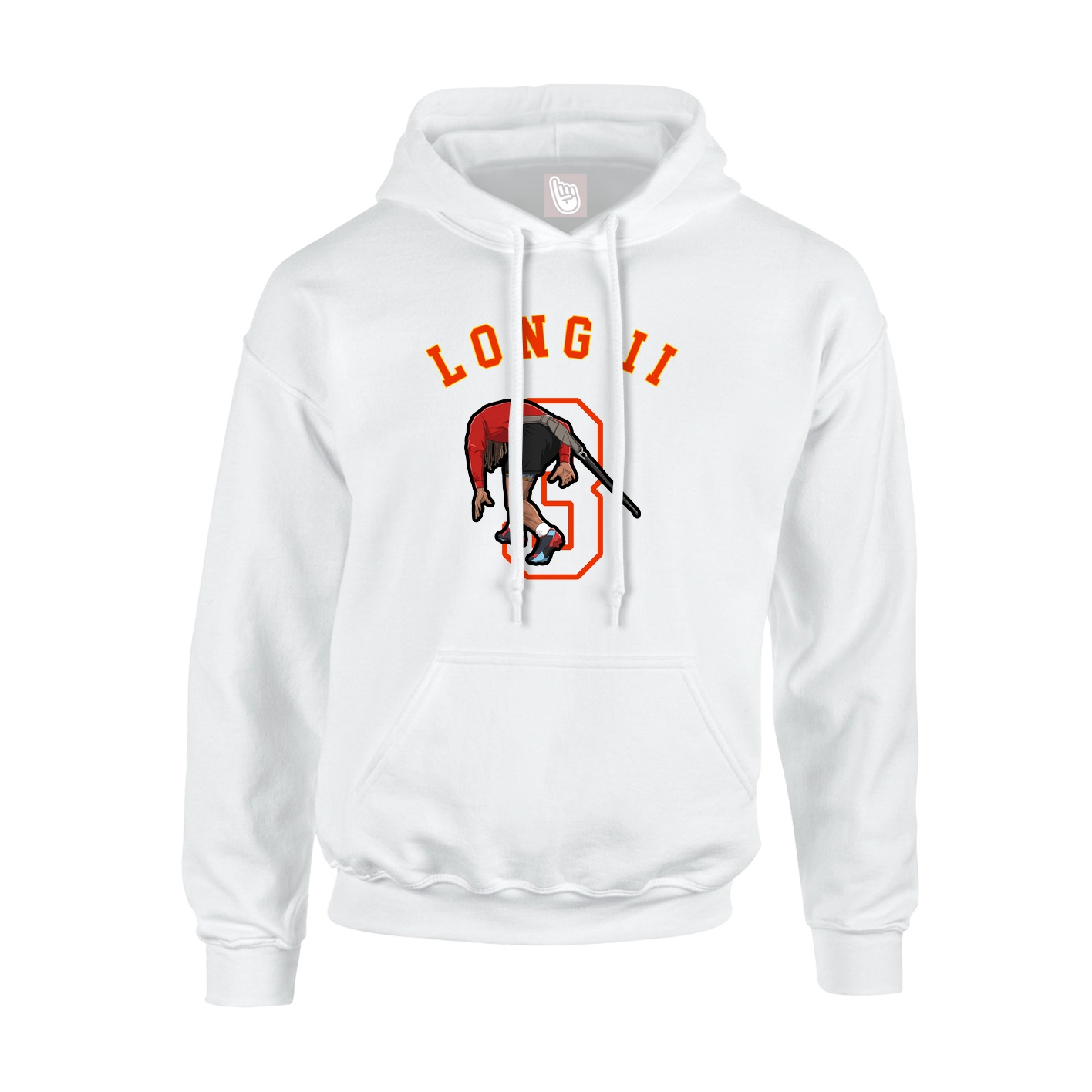 Youth Hoodie — Shirsey Arch in White