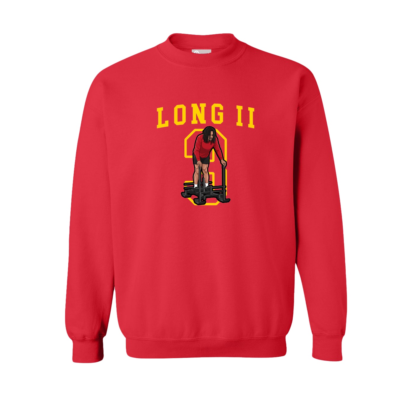 Fleece Crew — Shirsey in Red