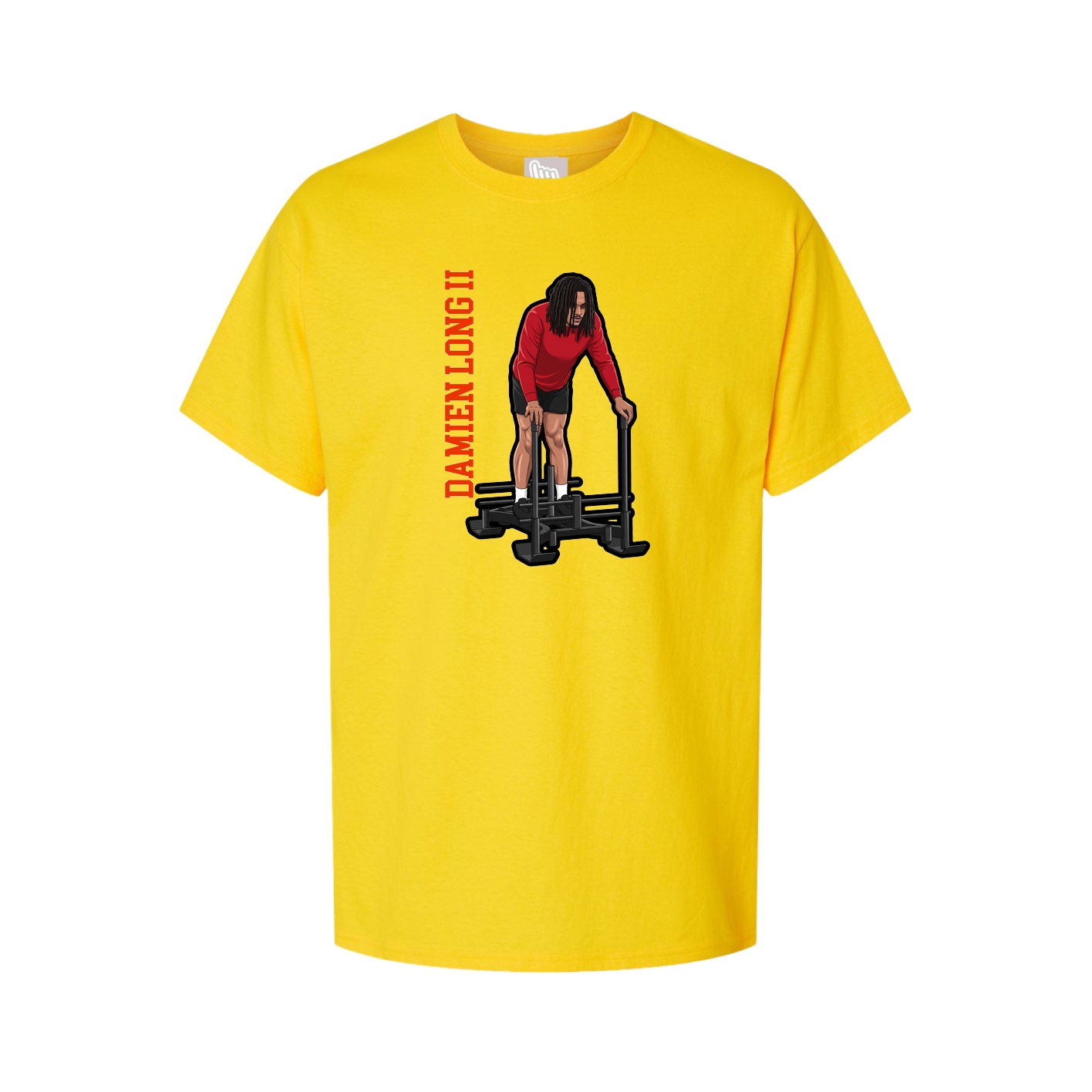 Tee — Name Vertical in Gold