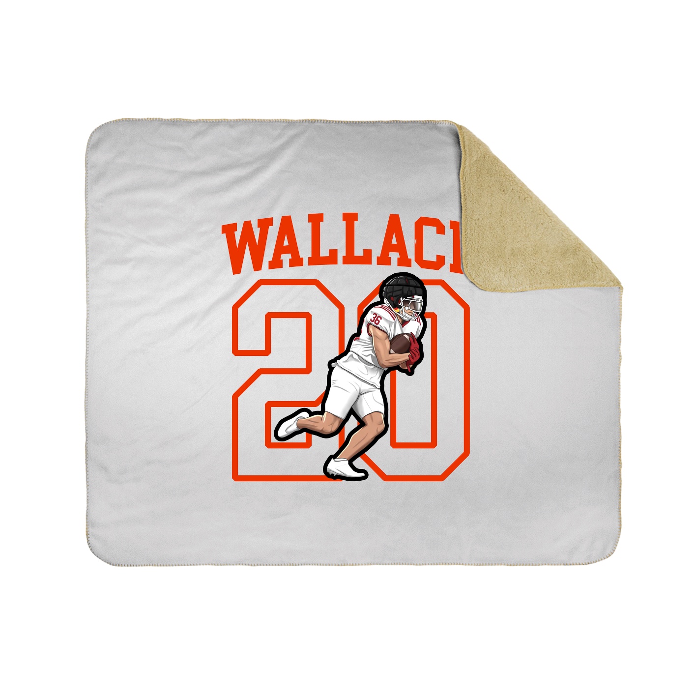 50x60 Sherpa Lined Throw Blanket