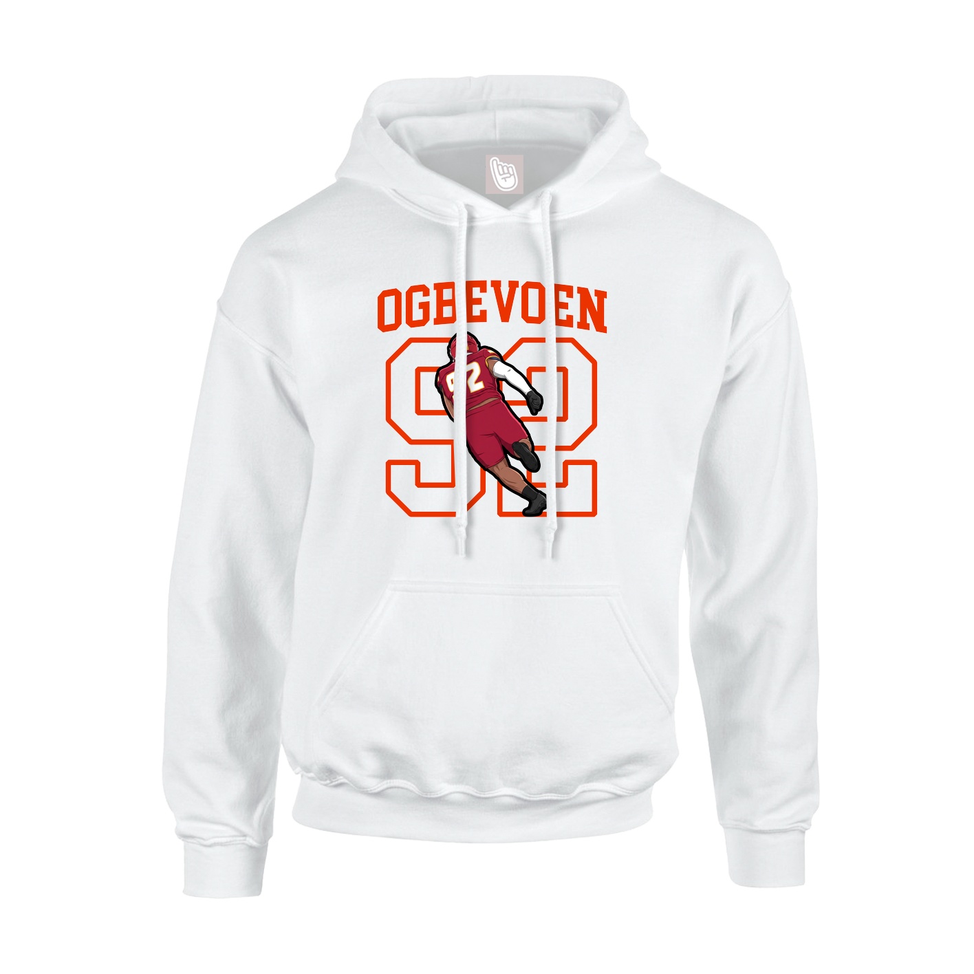 Hoodie — Shirsey in White