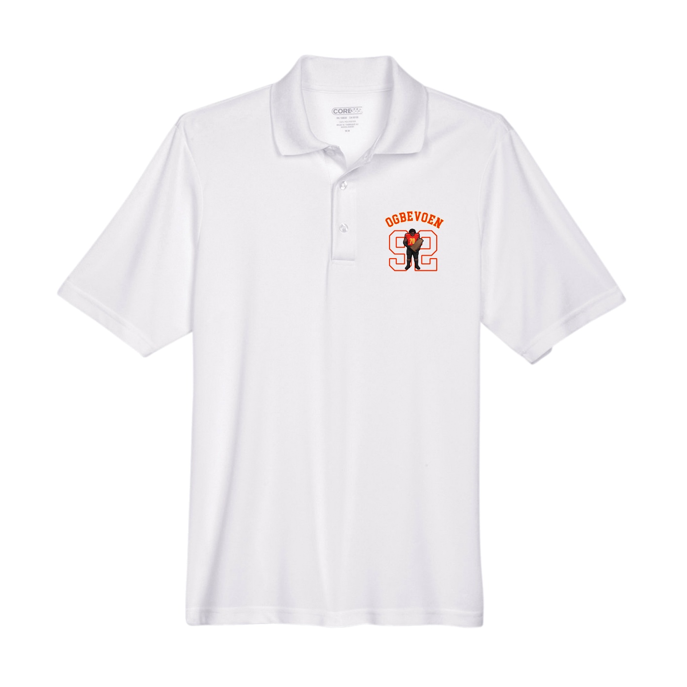 Performance Polo — Shirsey Arch in White