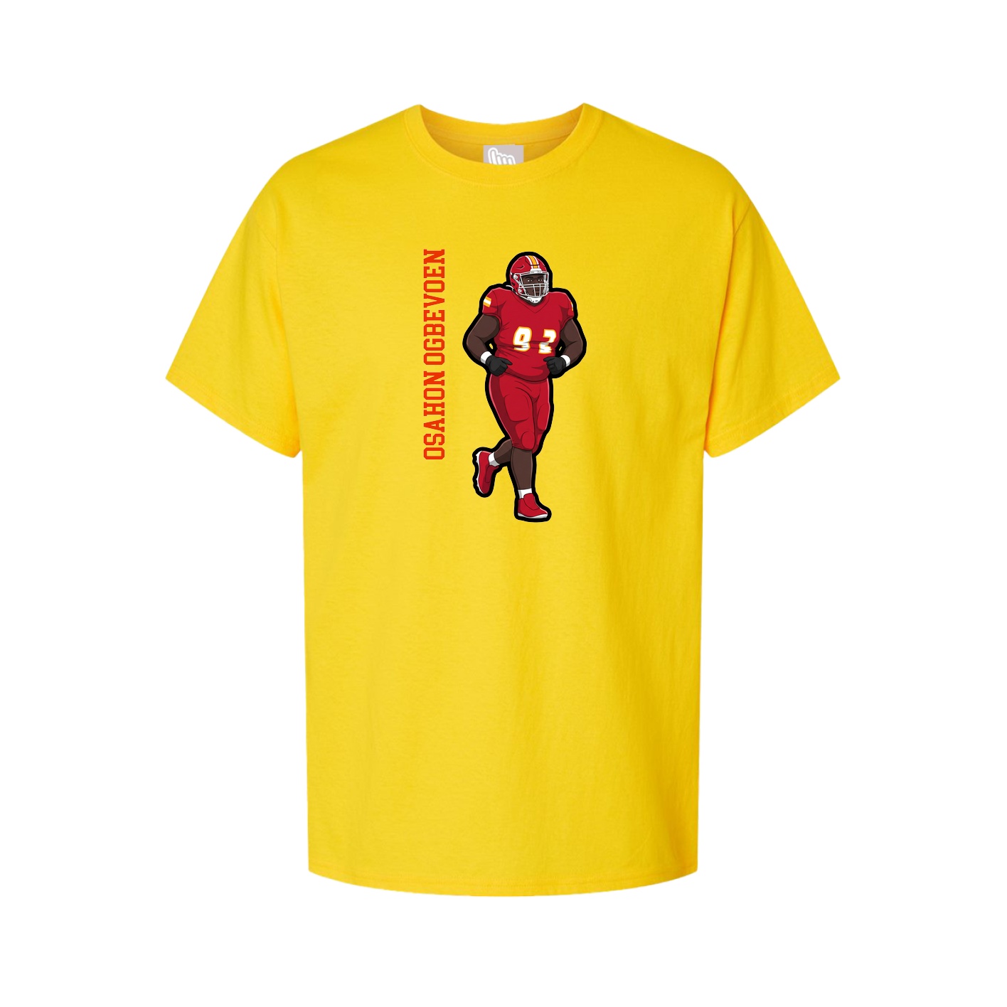 Tee — Name Vertical in Gold